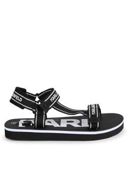 Karl Lagerfeld Kids Sandały Z30001 S Czarny ze sklepu MODIVO w kategorii Sandały dziecięce - zdjęcie 182653540
