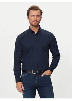Boss Koszula Roan 50520291 Granatowy Slim Fit ze sklepu MODIVO w kategorii Koszule męskie - zdjęcie 182653570
