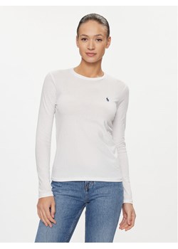 Polo Ralph Lauren Bluzka 211898699001 Biały Regular Fit ze sklepu MODIVO w kategorii Bluzki damskie - zdjęcie 182653612