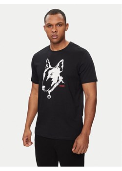 Hugo T-Shirt Dammock 50504916 Czarny Regular Fit ze sklepu MODIVO w kategorii T-shirty męskie - zdjęcie 182653623