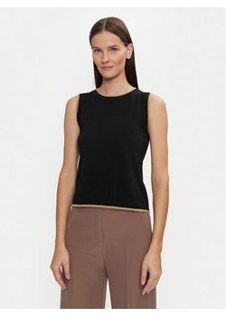 Luisa Spagnoli Top Macinapepe 58514 Czarny Regular Fit ze sklepu MODIVO w kategorii Bluzki damskie - zdjęcie 182653662