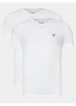 Guess Komplet 2 t-shirtów Caleb U97G03 KCD31 Biały Regular Fit ze sklepu MODIVO w kategorii T-shirty męskie - zdjęcie 182653673