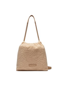 Valentino Torebka Qube VBS8DO07PLC Beżowy ze sklepu MODIVO w kategorii Torebki damskie - zdjęcie 182653674
