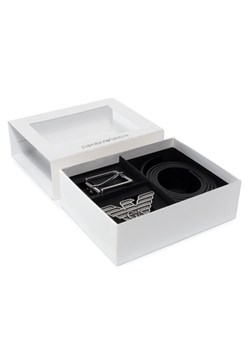 Emporio Armani Pasek Męski Y4S270 YLP4X 88001 Czarny ze sklepu MODIVO w kategorii Paski męskie - zdjęcie 182653694