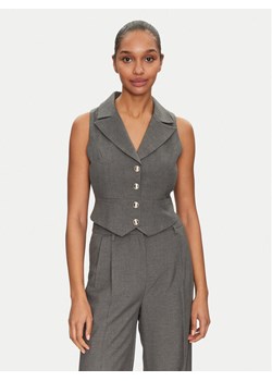 Morgan Kamizelka garniturowa 251-CJANA.F Szary Slim Fit ze sklepu MODIVO w kategorii Kamizelki damskie - zdjęcie 182653731
