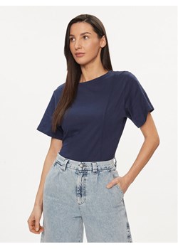 United Colors Of Benetton T-Shirt 3BL0D106A Granatowy Regular Fit ze sklepu MODIVO w kategorii Bluzki damskie - zdjęcie 182653732