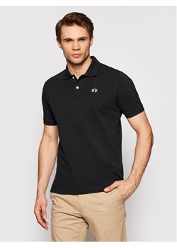 La Martina Polo BPMP01 PK031 Czarny Regular Fit ze sklepu MODIVO w kategorii T-shirty męskie - zdjęcie 182653892