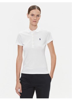 Polo Ralph Lauren Polo 211870245001 Biały Slim Fit ze sklepu MODIVO w kategorii Bluzki damskie - zdjęcie 182653893