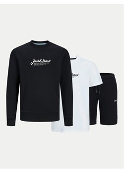 Jack&Jones Junior Komplet dresowy Beau 12278386 Czarny Regular Fit ze sklepu MODIVO w kategorii Dresy chłopięce - zdjęcie 182653912