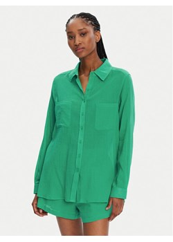 Seafolly Koszula Breeze 55428-TO Zielony Regular Fit ze sklepu MODIVO w kategorii Koszule damskie - zdjęcie 182653964