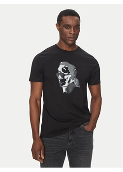 KARL LAGERFELD T-Shirt 755066 552241 Czarny Regular Fit ze sklepu MODIVO w kategorii T-shirty męskie - zdjęcie 182654013