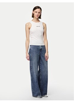 Pieces Top Mikka 17152323 Biały Regular Fit ze sklepu MODIVO w kategorii Bluzki damskie - zdjęcie 182654014