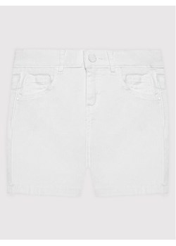 Guess Szorty jeansowe J2RD12 WE5X0 Biały Regular Fit ze sklepu MODIVO w kategorii Spodenki dziewczęce - zdjęcie 182654121