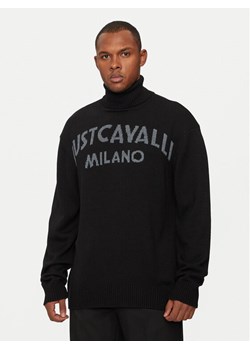 Just Cavalli Sweter 77OAFM38 Czarny Regular Fit ze sklepu MODIVO w kategorii Swetry męskie - zdjęcie 182654132