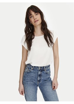 ONLY Bluzka 15142784 Biały Regular Fit ze sklepu MODIVO w kategorii Bluzki damskie - zdjęcie 182654143