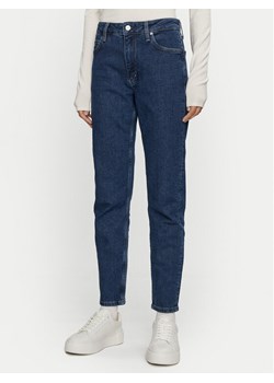 Calvin Klein Jeansy K20K207600 Granatowy Slim Fit ze sklepu MODIVO w kategorii Jeansy damskie - zdjęcie 182654174