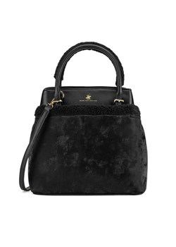 Beverly Hills Polo Club Torebka BHPC-B-001-06 Czarny ze sklepu MODIVO w kategorii Torebki damskie - zdjęcie 182654233