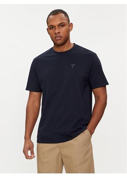 Guess T-Shirt F3GI00 K8HM0 Granatowy Regular Fit ze sklepu MODIVO w kategorii T-shirty męskie - zdjęcie 182654270