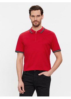 KARL LAGERFELD Polo 745080 541200 Czerwony Regular Fit ze sklepu MODIVO w kategorii T-shirty męskie - zdjęcie 182654284