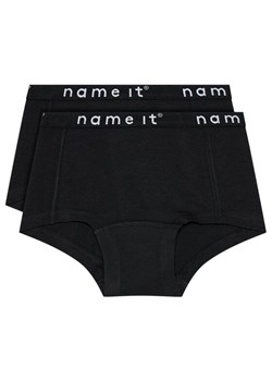NAME IT Komplet 2 par slipów 13163593 Czarny ze sklepu MODIVO w kategorii Majtki dziecięce - zdjęcie 182654342