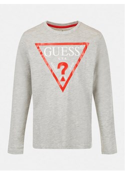 Guess Bluzka L84I29 K8HM0 Szary Regular Fit ze sklepu MODIVO w kategorii T-shirty chłopięce - zdjęcie 182654400