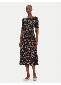Lauren Ralph Lauren Sukienka codzienna 250946135001 Granatowy Slim Fit ze sklepu MODIVO w kategorii Sukienki - zdjęcie 182654432