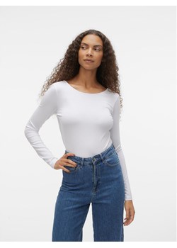 Vero Moda Body AWARE Heaven 10298465 Biały Slim Fit ze sklepu MODIVO w kategorii Bluzki damskie - zdjęcie 182654450