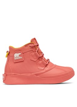 Sorel Sneakersy OUT N ABOUT™ IV Splashy Women's Waterproof Boot 2113211 Czerwony ze sklepu MODIVO w kategorii Buty sportowe damskie - zdjęcie 182654474