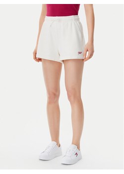 Tommy Jeans Szorty sportowe Script DW0DW20353 Écru Regular Fit ze sklepu MODIVO w kategorii Szorty - zdjęcie 182654614