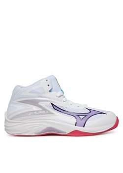 Mizuno Buty halowe Hunder Blade Z Mid V1GC2375 Biały ze sklepu MODIVO w kategorii Buty sportowe damskie - zdjęcie 182654624