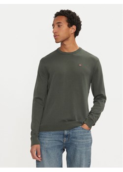 Napapijri Sweter Droz NP0A4I2G Zielony Regular Fit ze sklepu MODIVO w kategorii Swetry męskie - zdjęcie 182654661