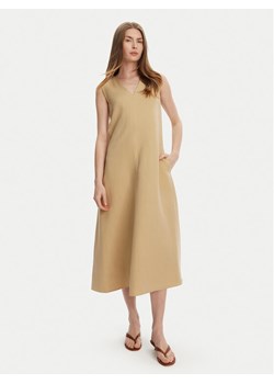 Weekend Max Mara Sukienka codzienna Egoista 2515221072 Beżowy Regular Fit ze sklepu MODIVO w kategorii Sukienki - zdjęcie 182654671
