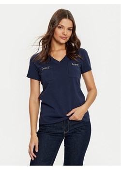 Marciano Guess T-Shirt 5RGI03 6008A Granatowy Regular Fit ze sklepu MODIVO w kategorii Bluzki damskie - zdjęcie 182654701