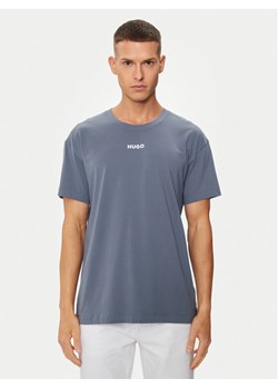 Hugo T-Shirt Linked 50518646 Niebieski Relaxed Fit ze sklepu MODIVO w kategorii T-shirty męskie - zdjęcie 182654723