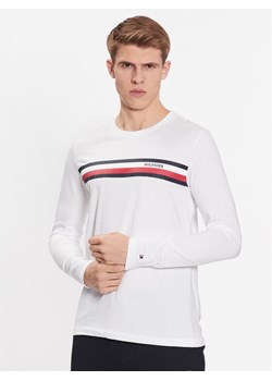 Tommy Hilfiger Longsleeve MW0MW32366 Biały Slim Fit ze sklepu MODIVO w kategorii T-shirty męskie - zdjęcie 182654724
