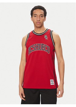 DC Tank top ADYKT03257 Czerwony Regular Fit ze sklepu MODIVO w kategorii T-shirty męskie - zdjęcie 182654760