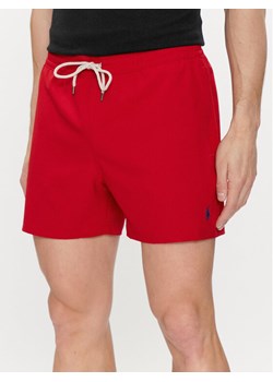 Polo Ralph Lauren Szorty kąpielowe 710910260016 Czerwony Slim Fit ze sklepu MODIVO w kategorii Kąpielówki - zdjęcie 182654803
