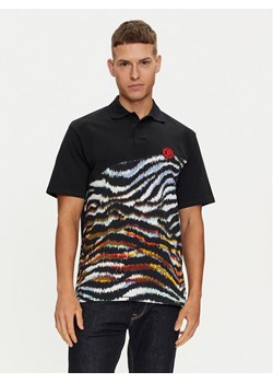 Just Cavalli Polo 76OAG6R1 Czarny Regular Fit ze sklepu MODIVO w kategorii T-shirty męskie - zdjęcie 182654820