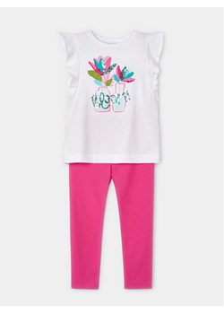 Mayoral Komplet t-shirt i legginsy 3703 Różowy Regular Fit ze sklepu MODIVO w kategorii Komplety dziewczęce - zdjęcie 182654834