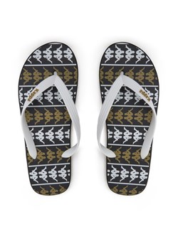 Kappa Japonki 371D2UW White - Black - Green Military Kolorowy ze sklepu MODIVO w kategorii Klapki męskie - zdjęcie 182654864