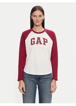 Gap Bluzka 534389-00 Czerwony Relaxed Fit ze sklepu MODIVO w kategorii Bluzki damskie - zdjęcie 182654974