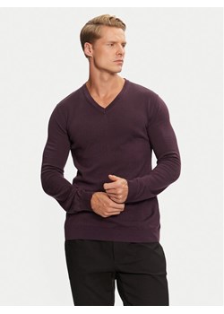 Hugo Sweter San Vredo-M 50474172 Fioletowy Slim Fit ze sklepu MODIVO w kategorii Swetry męskie - zdjęcie 182655033