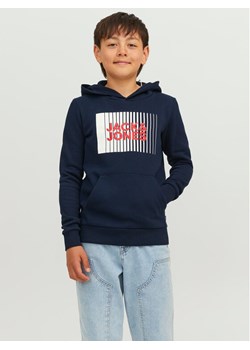 Jack&Jones Junior Bluza 12237459 Granatowy Regular Fit ze sklepu MODIVO w kategorii Bluzy chłopięce - zdjęcie 182655112