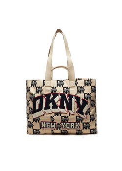 DKNY Torebka Heart Of Ny Large Tote R41AYF01 Beżowy ze sklepu MODIVO w kategorii Torby Shopper bag - zdjęcie 182655201