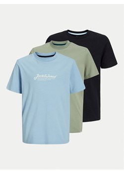Jack&Jones Junior Komplet 3 t-shirtów Beau 12278387 Kolorowy Regular Fit ze sklepu MODIVO w kategorii T-shirty chłopięce - zdjęcie 182655202