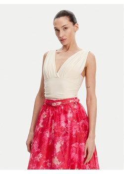 ACCESS FASHION Body 53-2223-391 Écru Slim Fit ze sklepu MODIVO w kategorii Bluzki damskie - zdjęcie 182655342