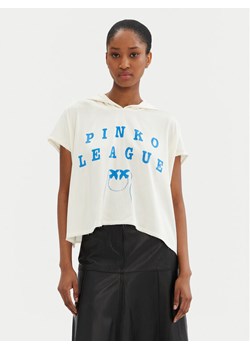 PINKO Bluzka Belinda 104875 A2HL Écru Regular Fit ze sklepu MODIVO w kategorii Bluzki damskie - zdjęcie 182655400