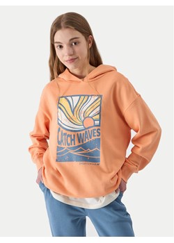 4F Bluza 4FJWSS24TSWSM0935 Pomarańczowy Regular Fit ze sklepu MODIVO w kategorii Bluzy dziewczęce - zdjęcie 182655472