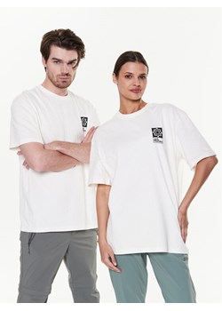 Jack Wolfskin Koszulka techniczna Unisex Eschenheimer Back 1809081 Biały Regular Fit ze sklepu MODIVO w kategorii Bluzki damskie - zdjęcie 182655473