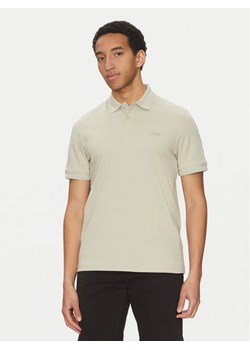 BOSS Polo Pe_Interlock 50520109 Beżowy Regular Fit ze sklepu MODIVO w kategorii T-shirty męskie - zdjęcie 182655492
